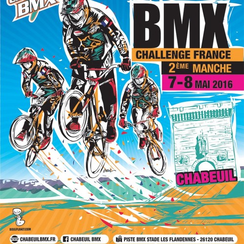 AFFICHE BMX CHABEUIL