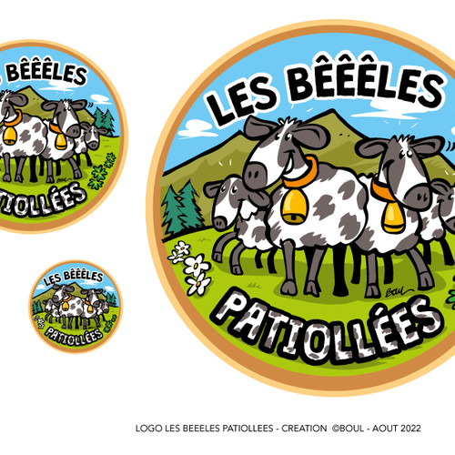 LES Bêêêles patiollées - Création logo