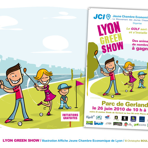 AFFICHE LYON GREEN SHOW