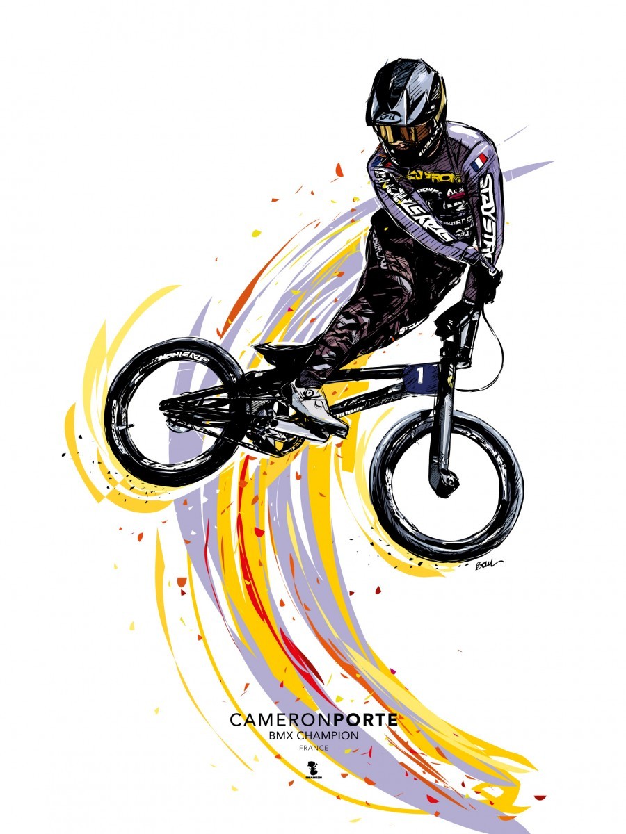 CAMERON PORTE - BMX CHAMPION - FRANCE
