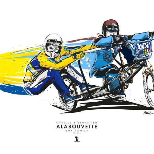 CYRILLE & SEBASTIEN ALABOUVETTE - BMX SIDE-CAR FAMILY