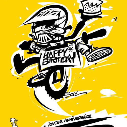 HAPPY BMX BIRTHDAY 