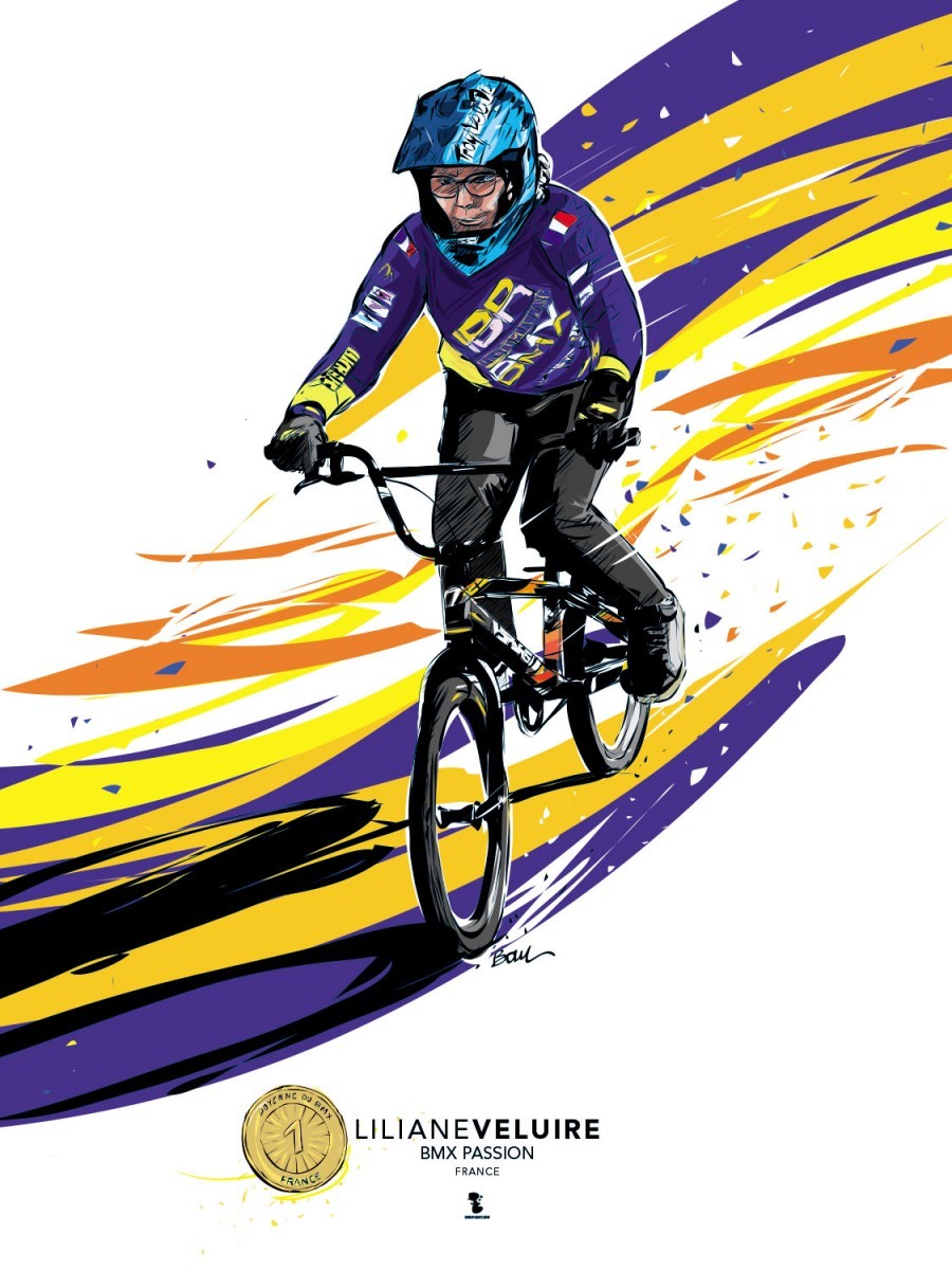 LA DOYENNE DU BMX