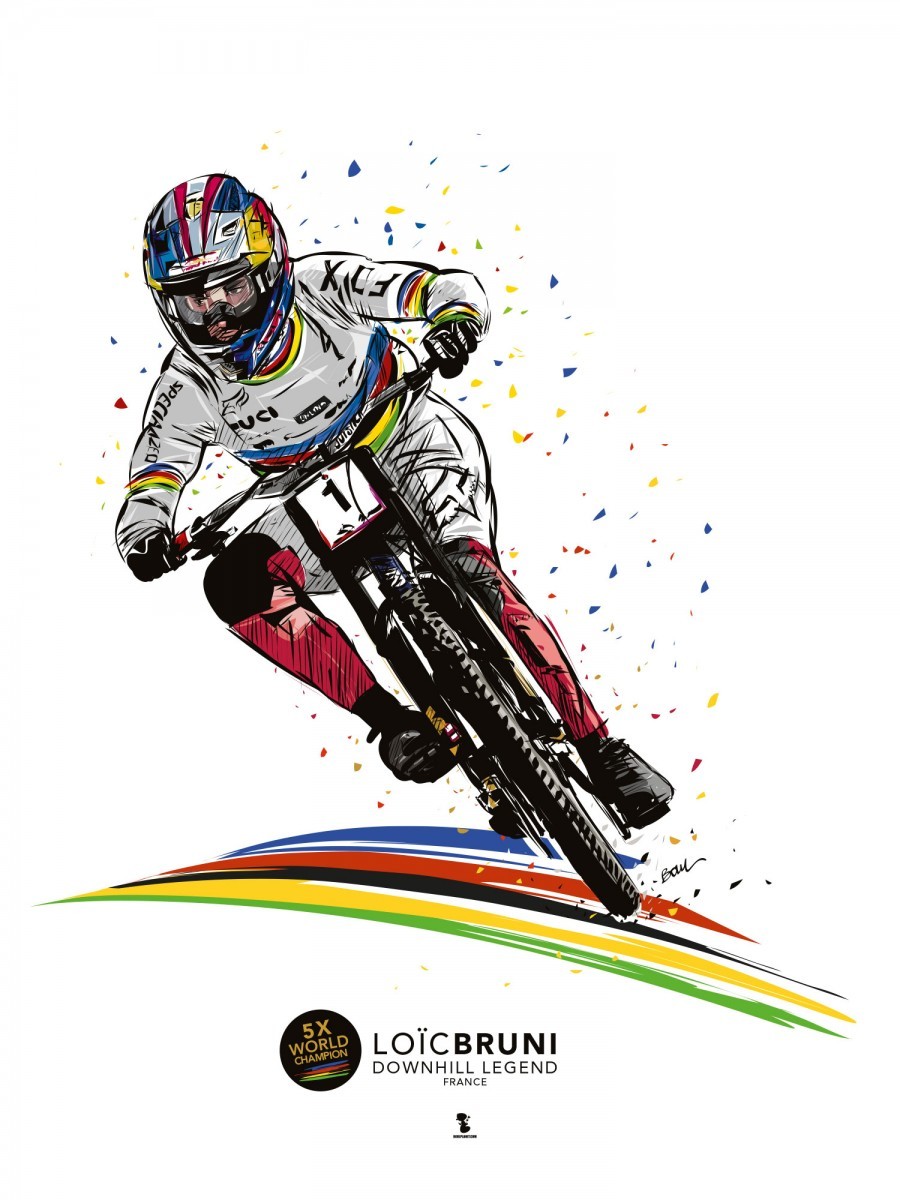 LOIC BRUNI - DOWNHILL LEGEND - FRANCE