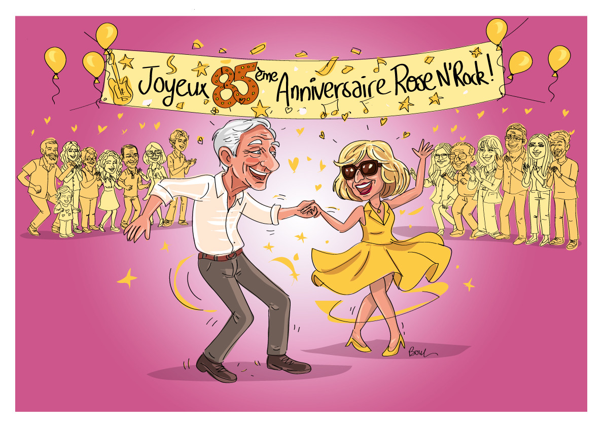 ROSE N' ROCK !!! JOYEUX ANNIVERSAIRE MAMAN !!! 