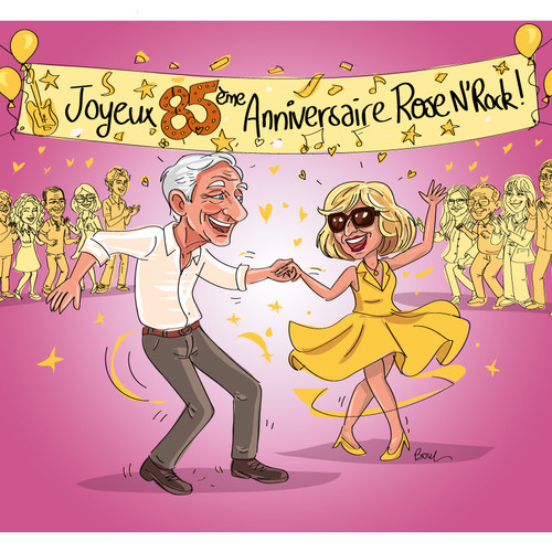 ROSE N' ROCK !!! JOYEUX ANNIVERSAIRE MAMAN !!! 